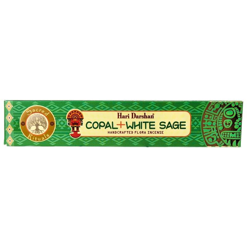 Copal & White Sage Incense, by Hari Darshan | ShopIncense.