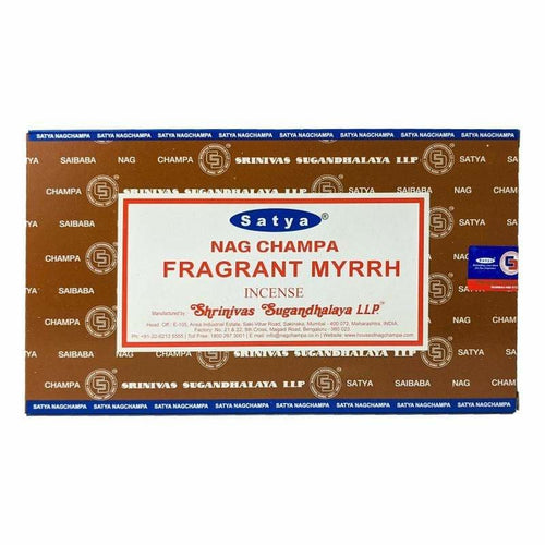 Fragrant Myrrh Incense by Satya | ShopIncense.