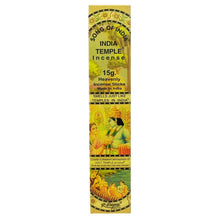 Load image into Gallery viewer, India Temple Incense Sticks, 15g Pack, by Song of India | ShopIncense.
