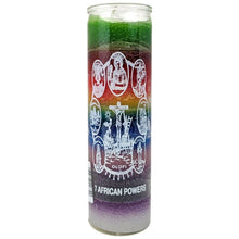 Load image into Gallery viewer, Seven African Powers, Seven Color 7 Day Candle | ShopIncense.
