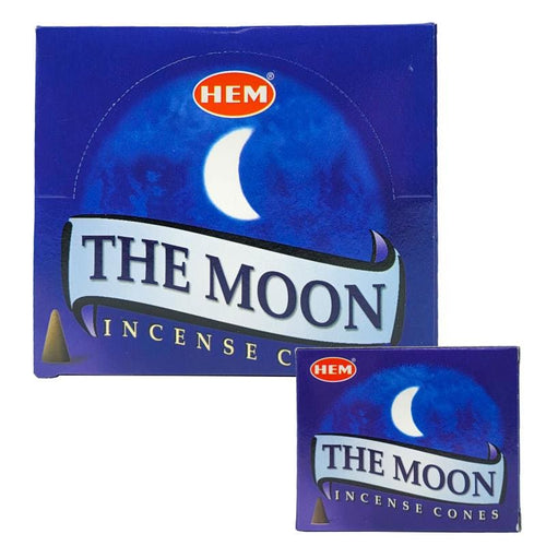 The Moon Scent Incense Cones, 10 Cone Pack, by HEM | ShopIncense.