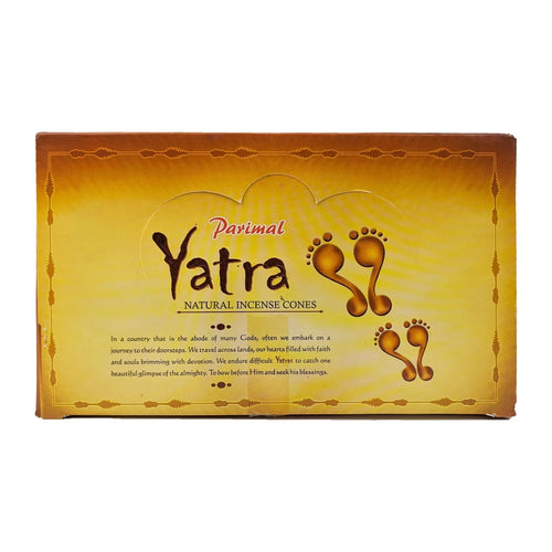 Yatra Natural Incense Cones, 10 Cone Pack, by Parimal | ShopIncense.